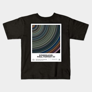 minimal_Kingsglaive_FFXV Abstract Circular Art Movie Kids T-Shirt